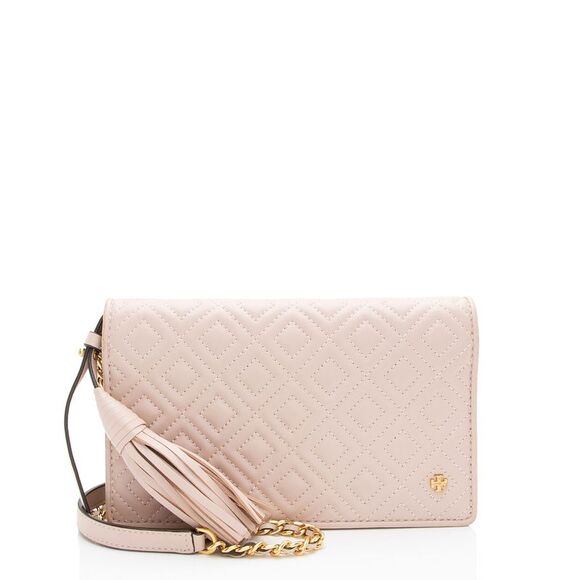 Tory Burch Leather Flemming Wallet Crossbody